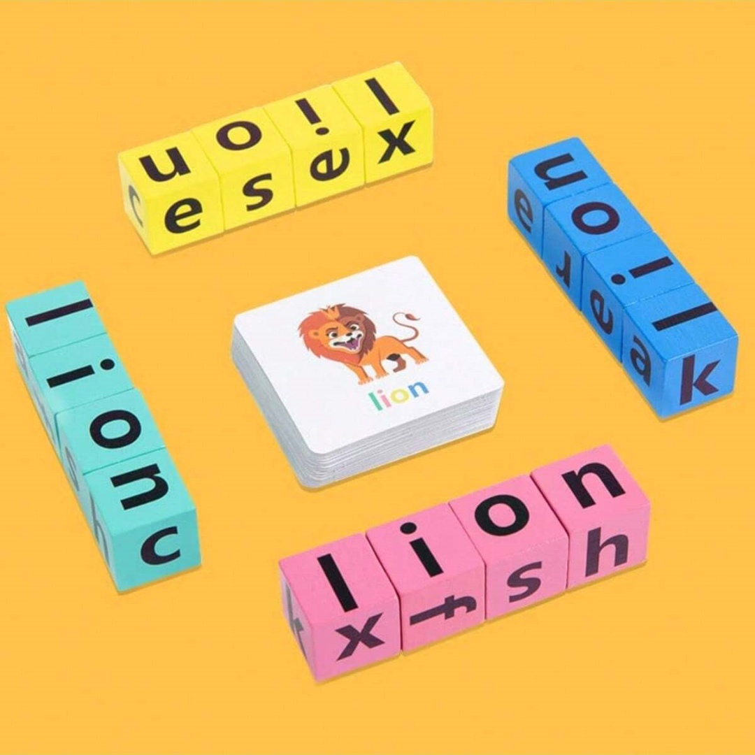 Wooden Letter Sign - Gioco da Tavolo per Bambini con