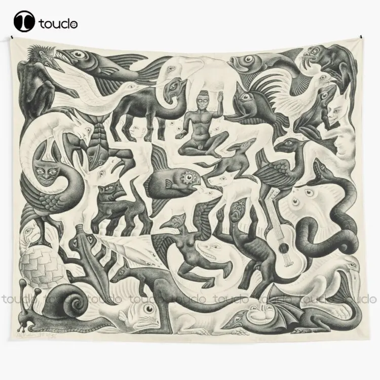Home Decor Website - Escher - Aereo Riempimento Ii Arazzo