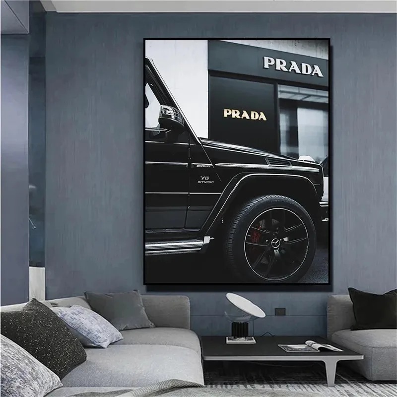 Home Decor Luxury - Quadro su tela moderno con auto