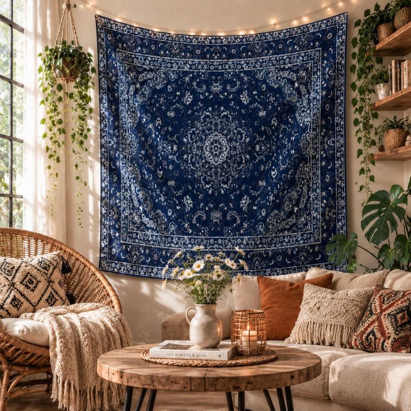 Home Decor Quotes On Wall - VIKAMA Arazzo da Parete Boho con