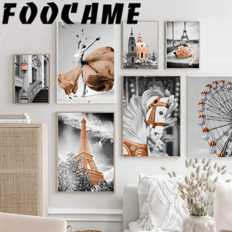 Home Decor Pt - Quadro su tela moderno astratto grigio