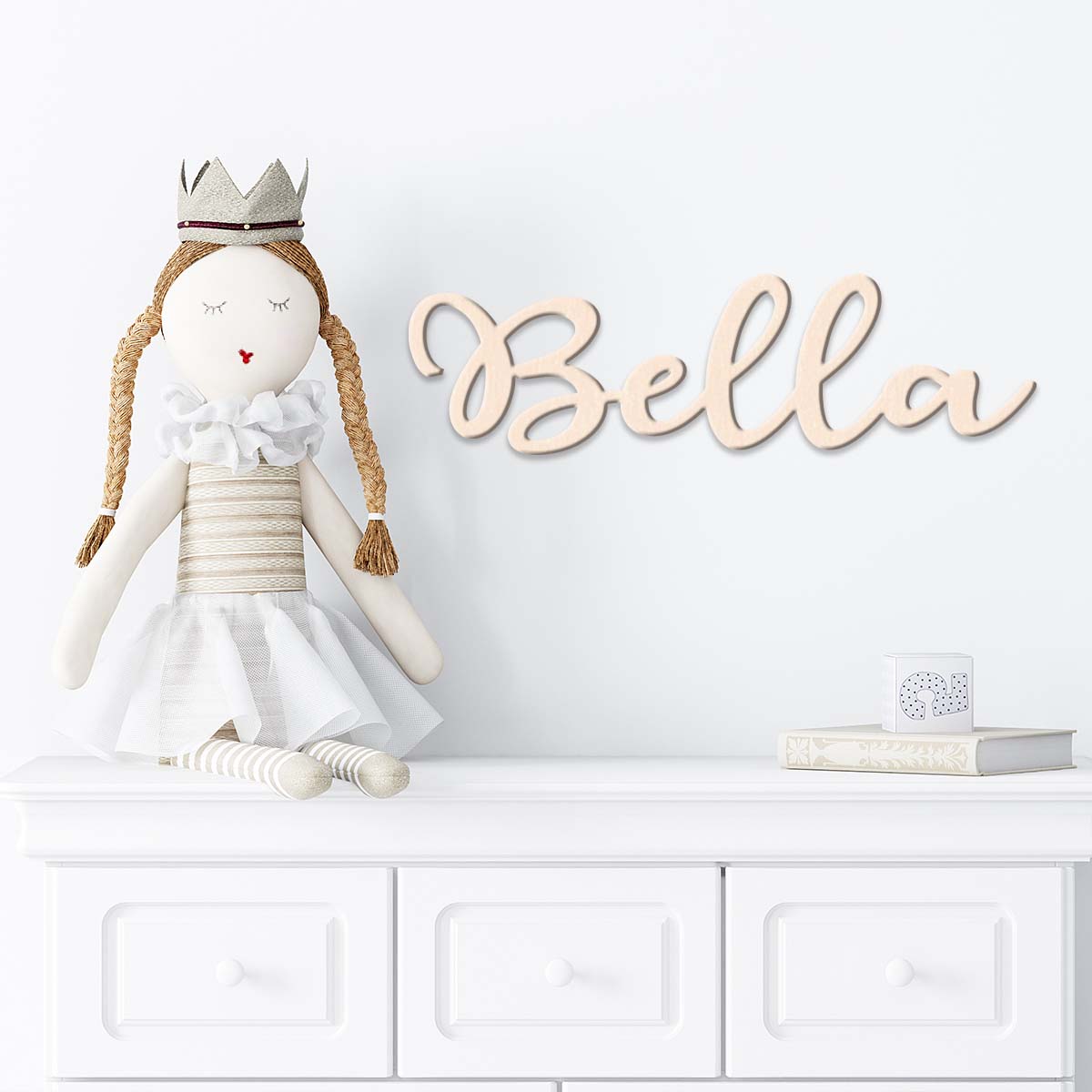 Wooden Letter Sign - 1 pezzo Targhetta in legno personalizzata