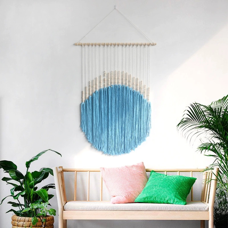 Macrame Wall Hanging - Semicerchio macramè appeso a parete colorato