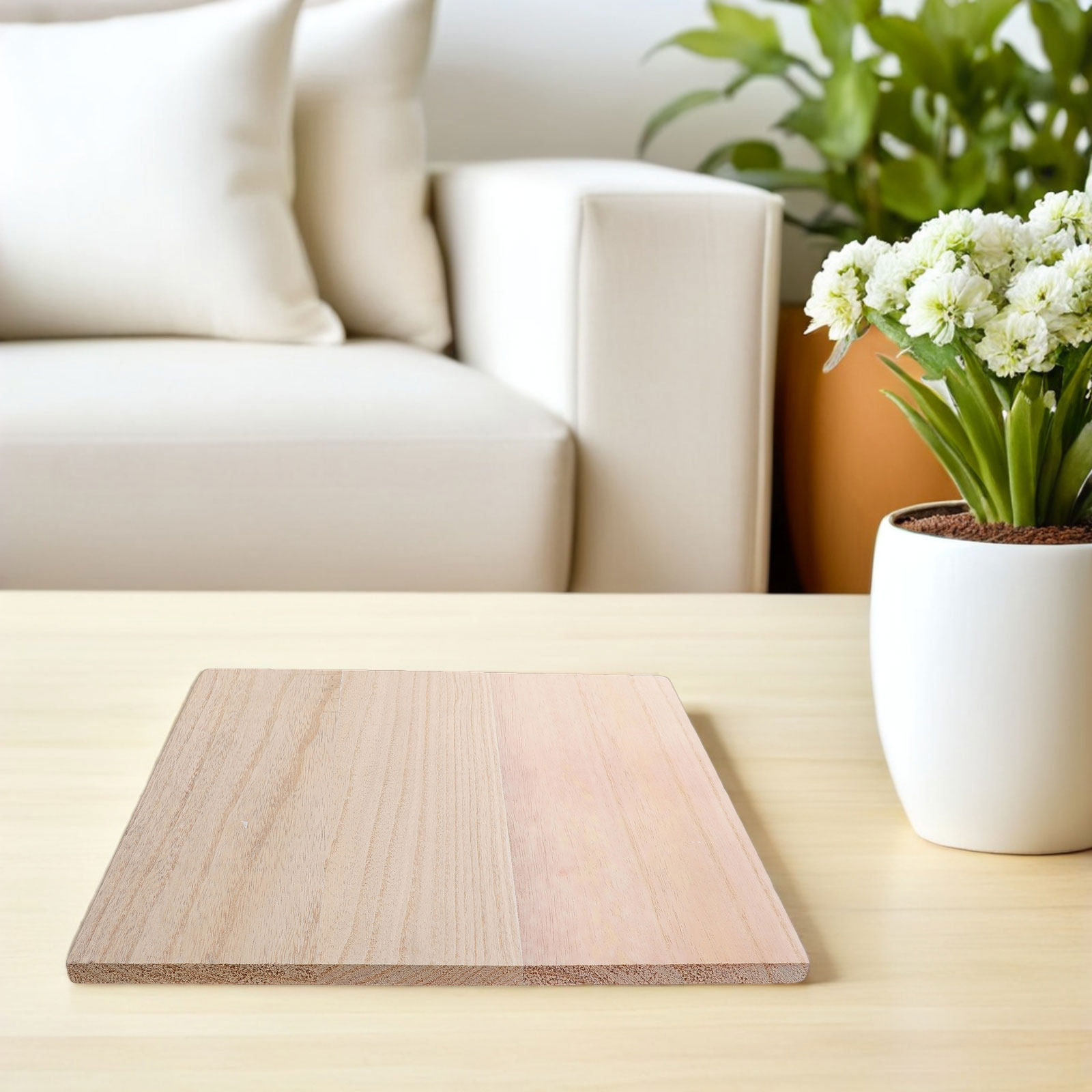 Floating Shelves - Pannello in legno grezzo per mensole,