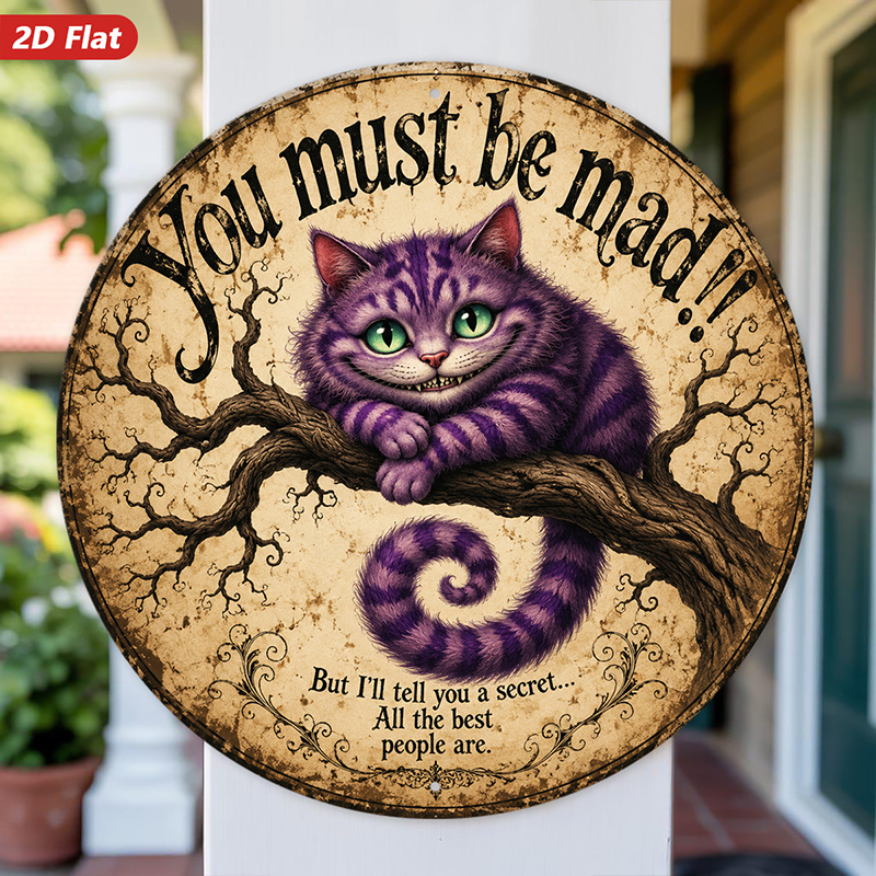 Home Decor Quotes On Wall - Decorazione da parete in metallo rotonda