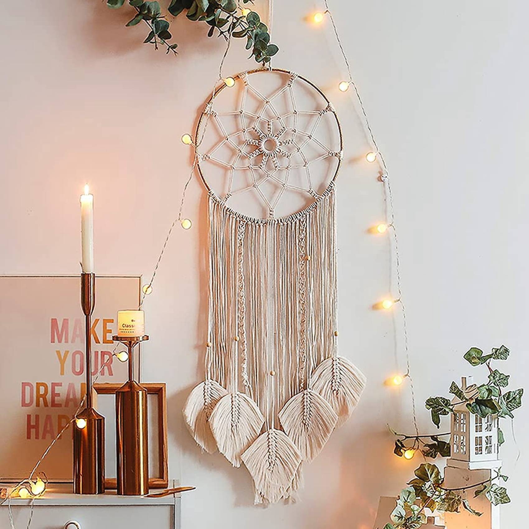 Macrame Wall Hanging - AWAH Acchiappasogni in Macramè Grande da