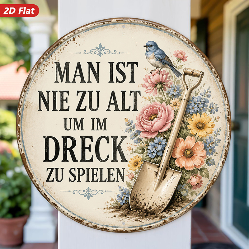 Home Decor Quotes On Wall - 2D, 1 pezzo, insegna rotonda in
