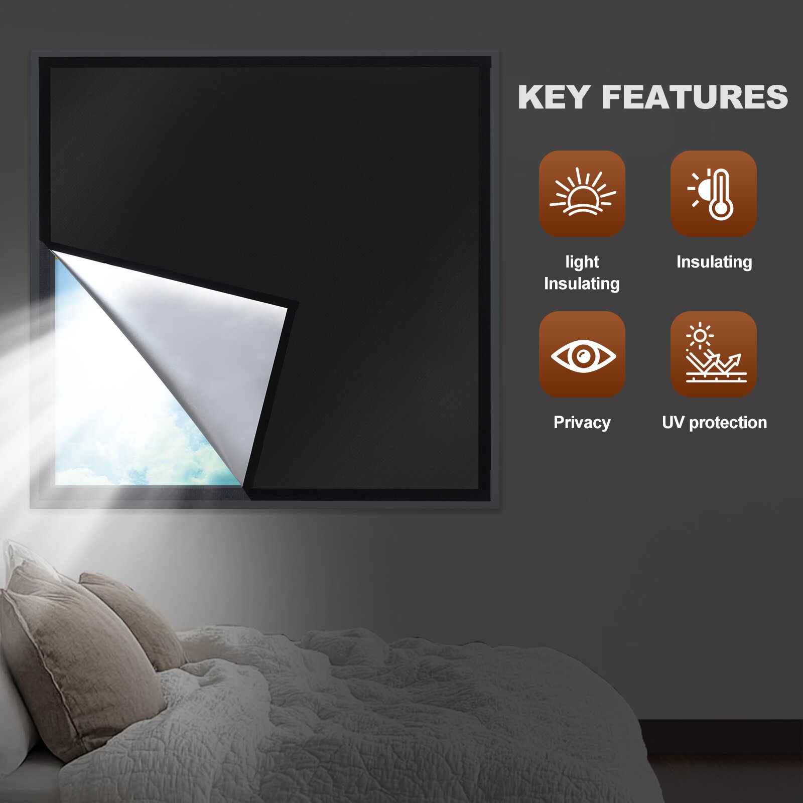 Blackout Curtains - Tessuto per Tende Oscuranti al 100%