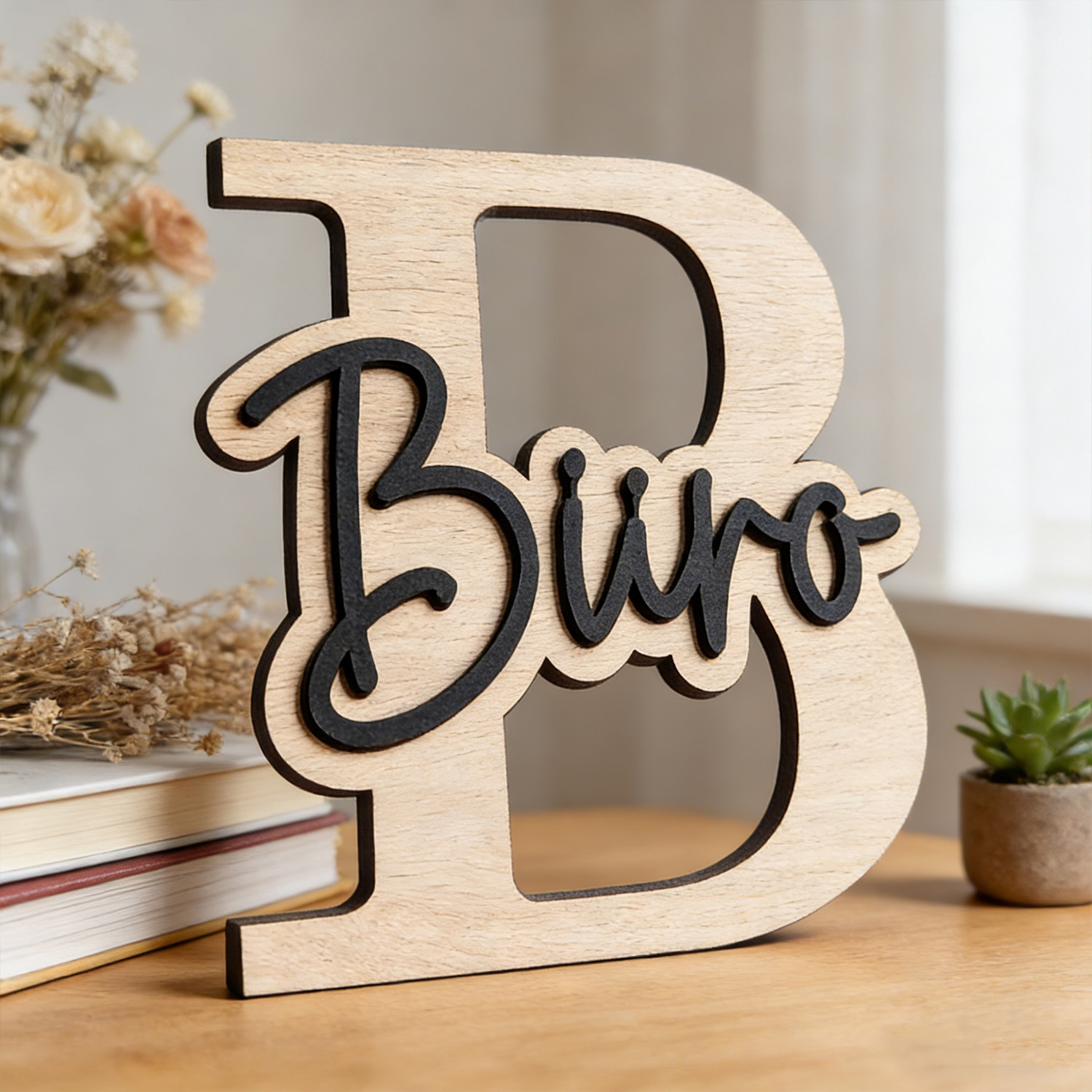 1 targa per porta in legno per - Wooden Letter Sign recensione e prezzo