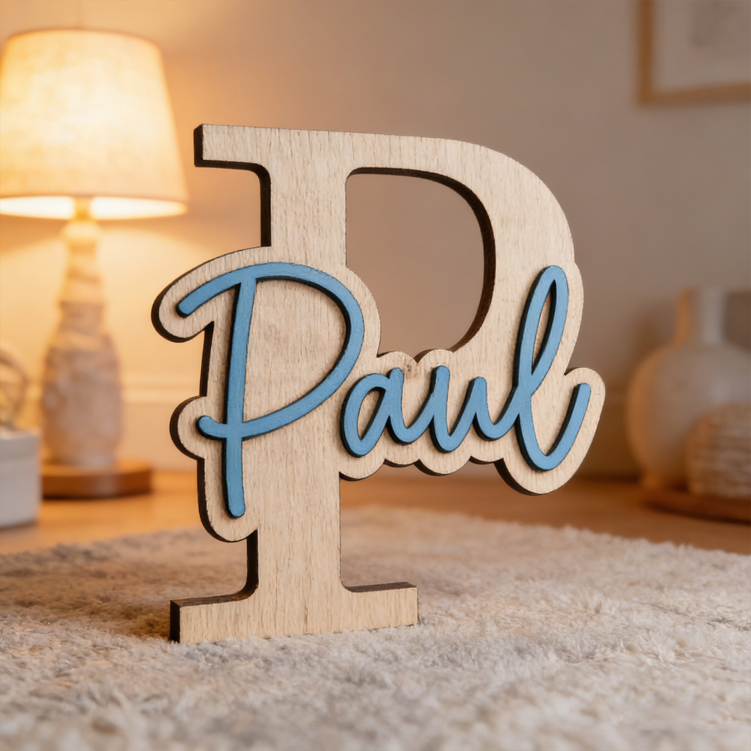 1 targa per porta in legno per - Wooden Letter Sign recensione e prezzo