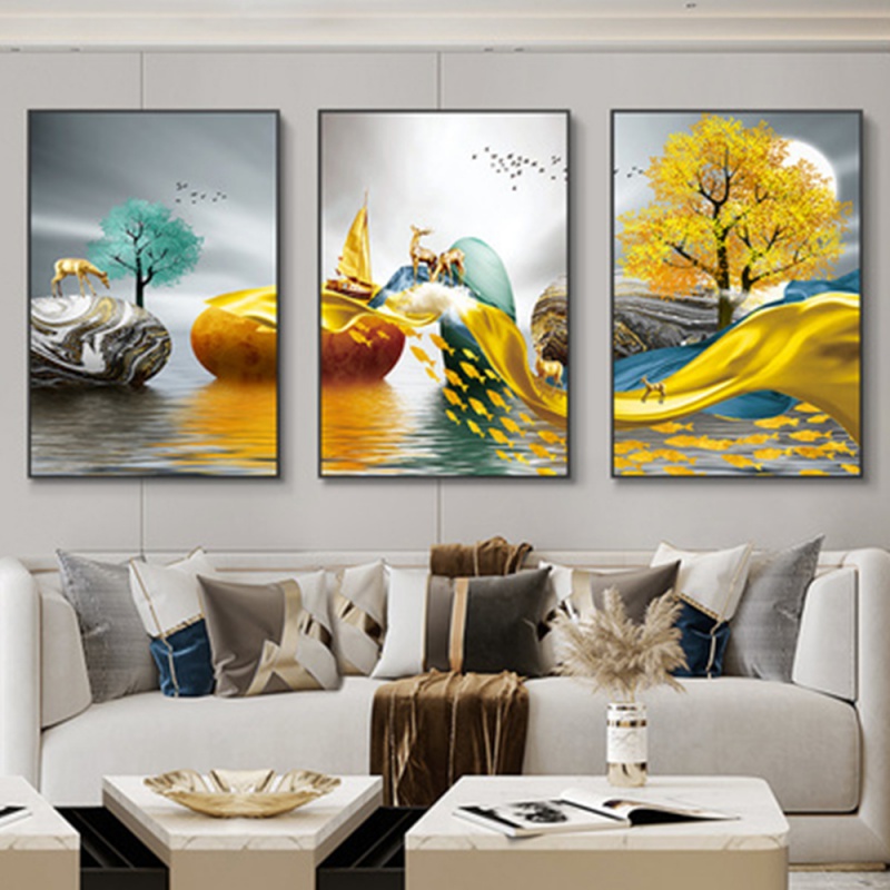 Set di 3 Quadri Senza Cornice, - Home Decor Luxury recensione e prezzo