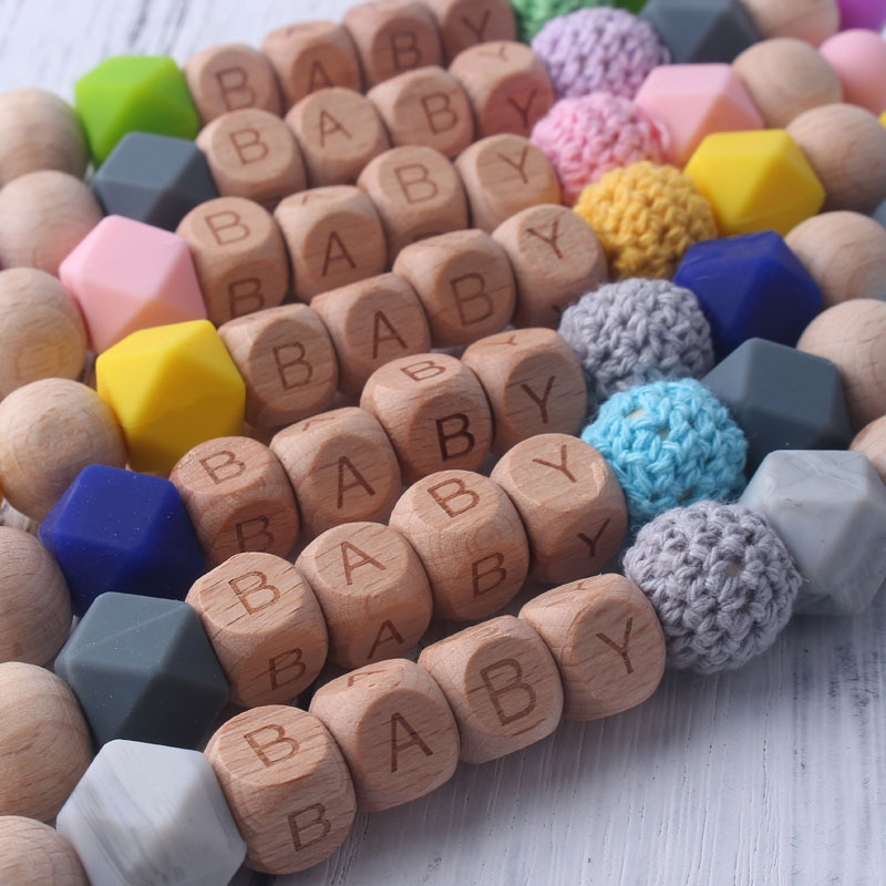Clip per ciuccio per bambini c - Wooden Letter Sign recensione e prezzo