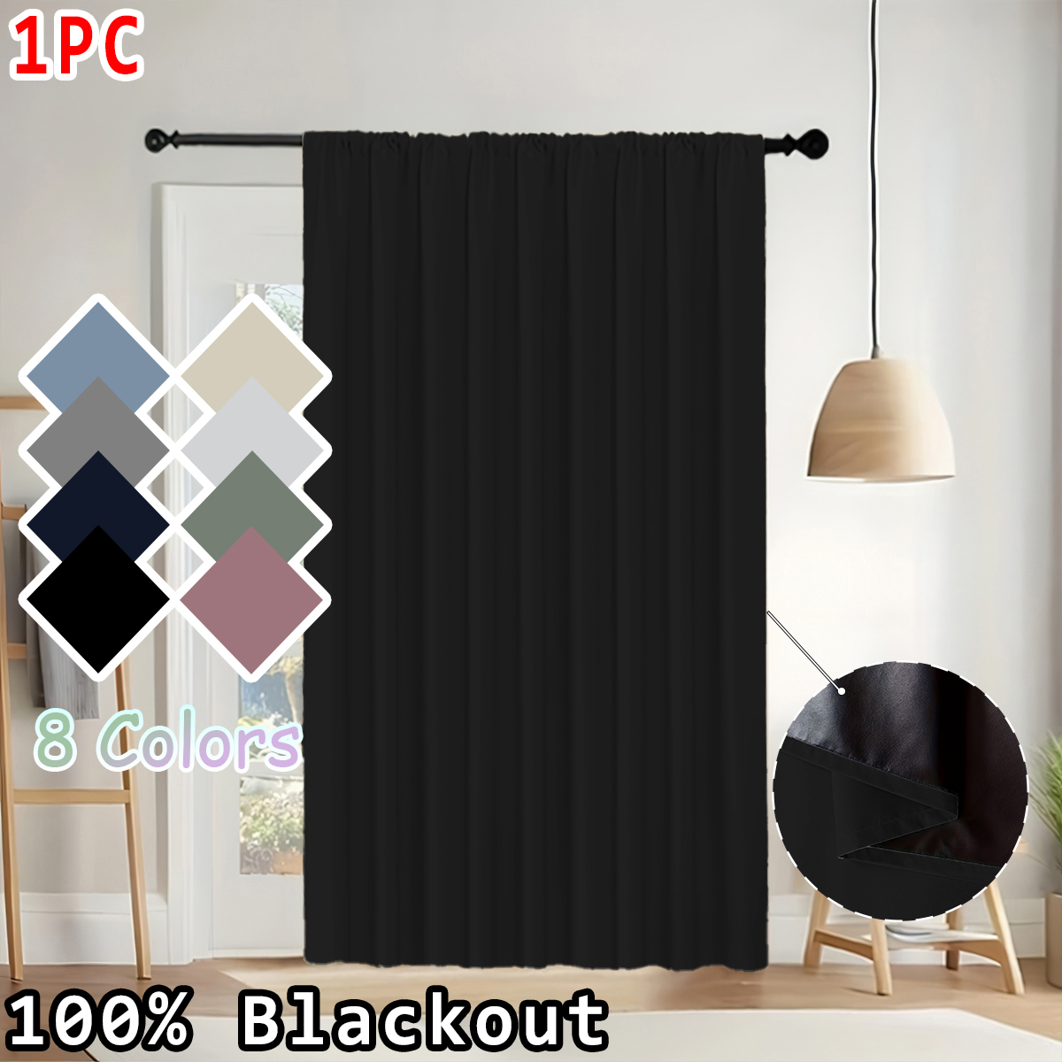 1 pezzo di tende oscuranti sem - Blackout Curtains recensione e prezzo