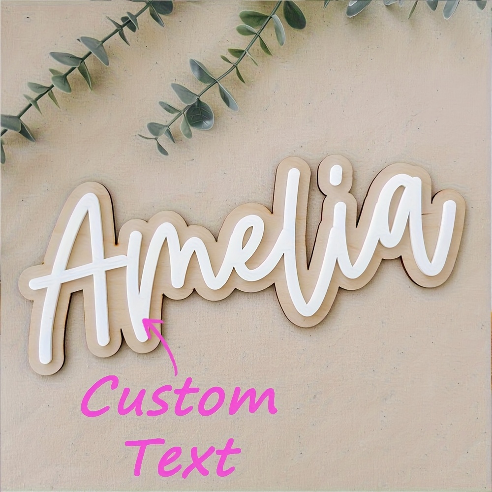 Targa in Legno Personalizzata  - Wooden Letter Sign recensione e prezzo