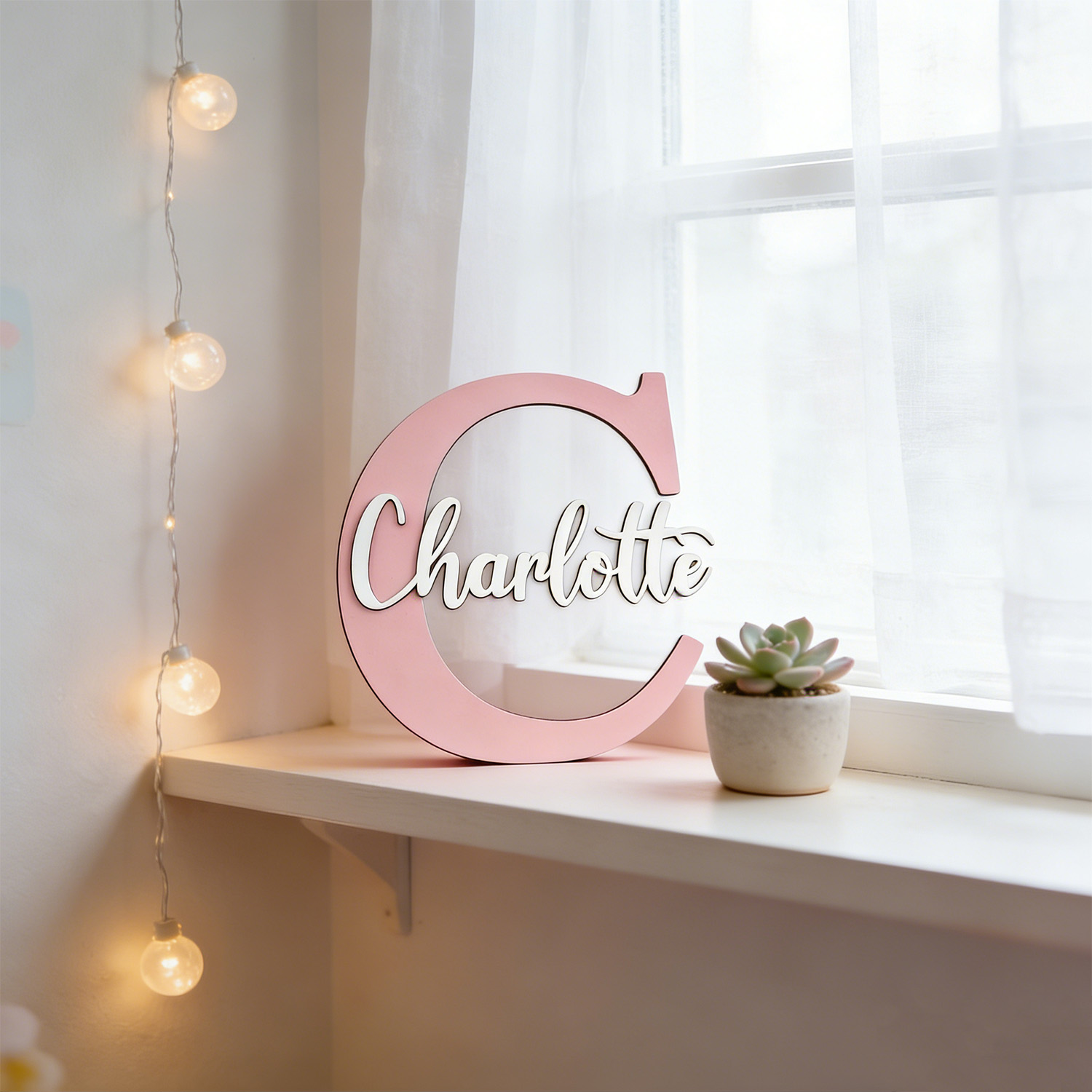 1 Pezzo Insegna Personalizzata - Wooden Letter Sign recensione e prezzo