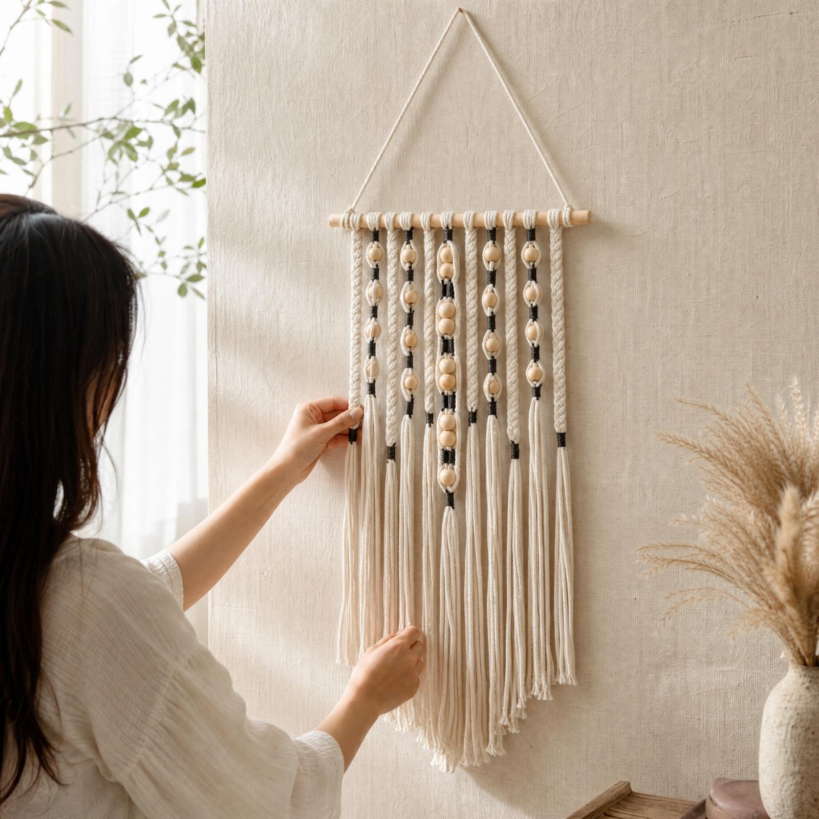 Arazzo da parete in cotone con - Macrame Wall Hanging recensione e prezzo