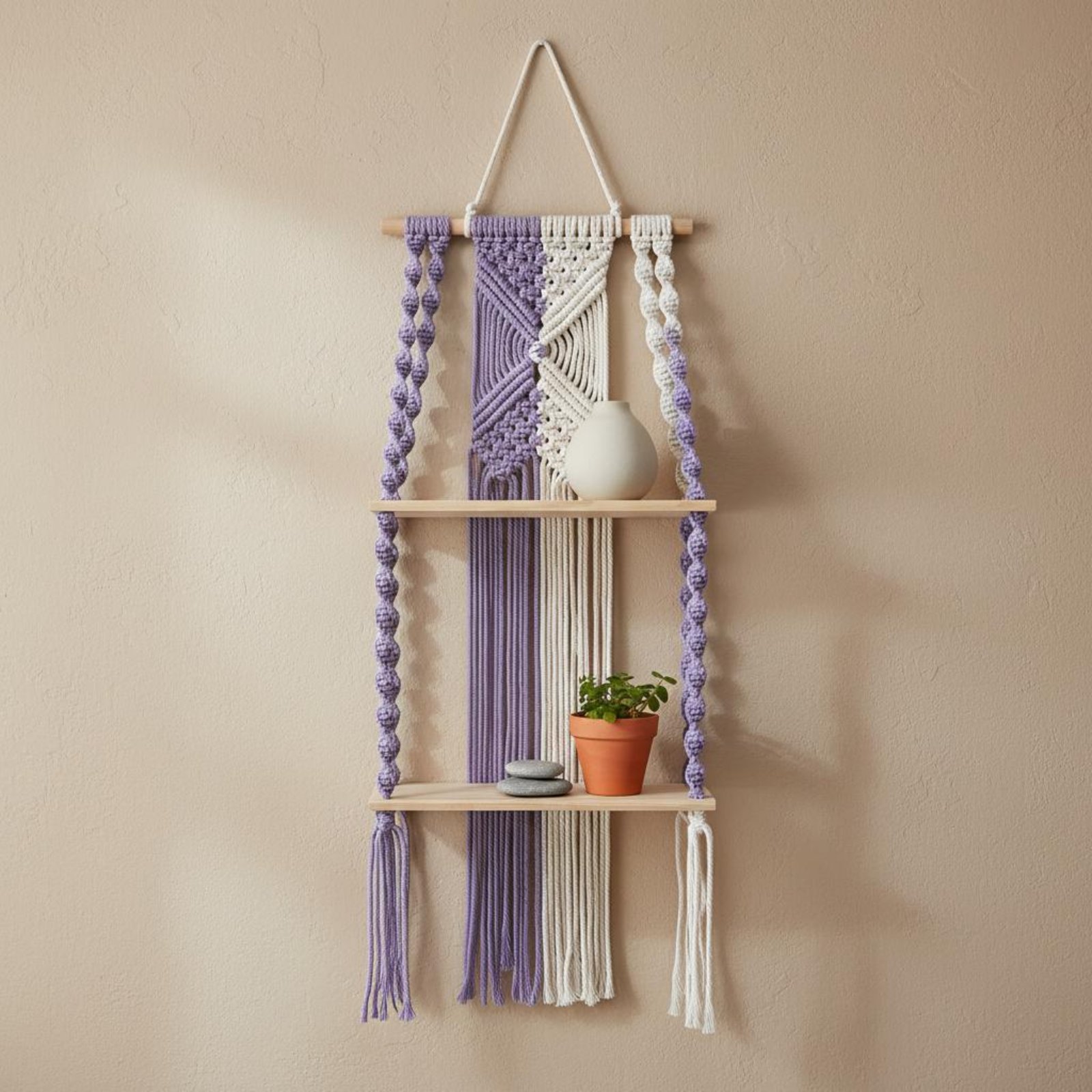 Mensola da Parete Boho Fatta a - Macrame Wall Hanging recensione e prezzo