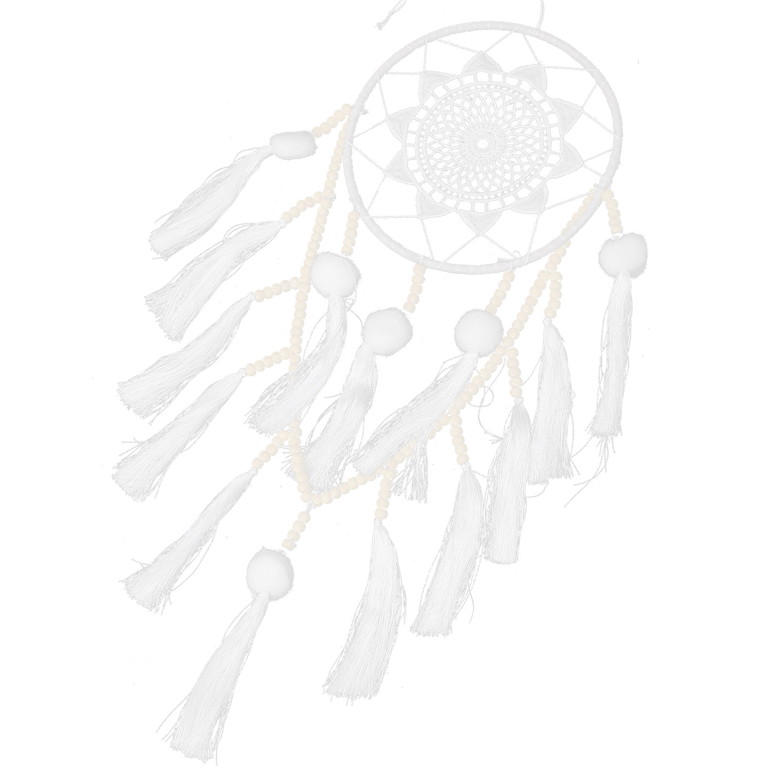 Grande Acchiappasogni Bianco B - Macrame Wall Hanging recensione e prezzo
