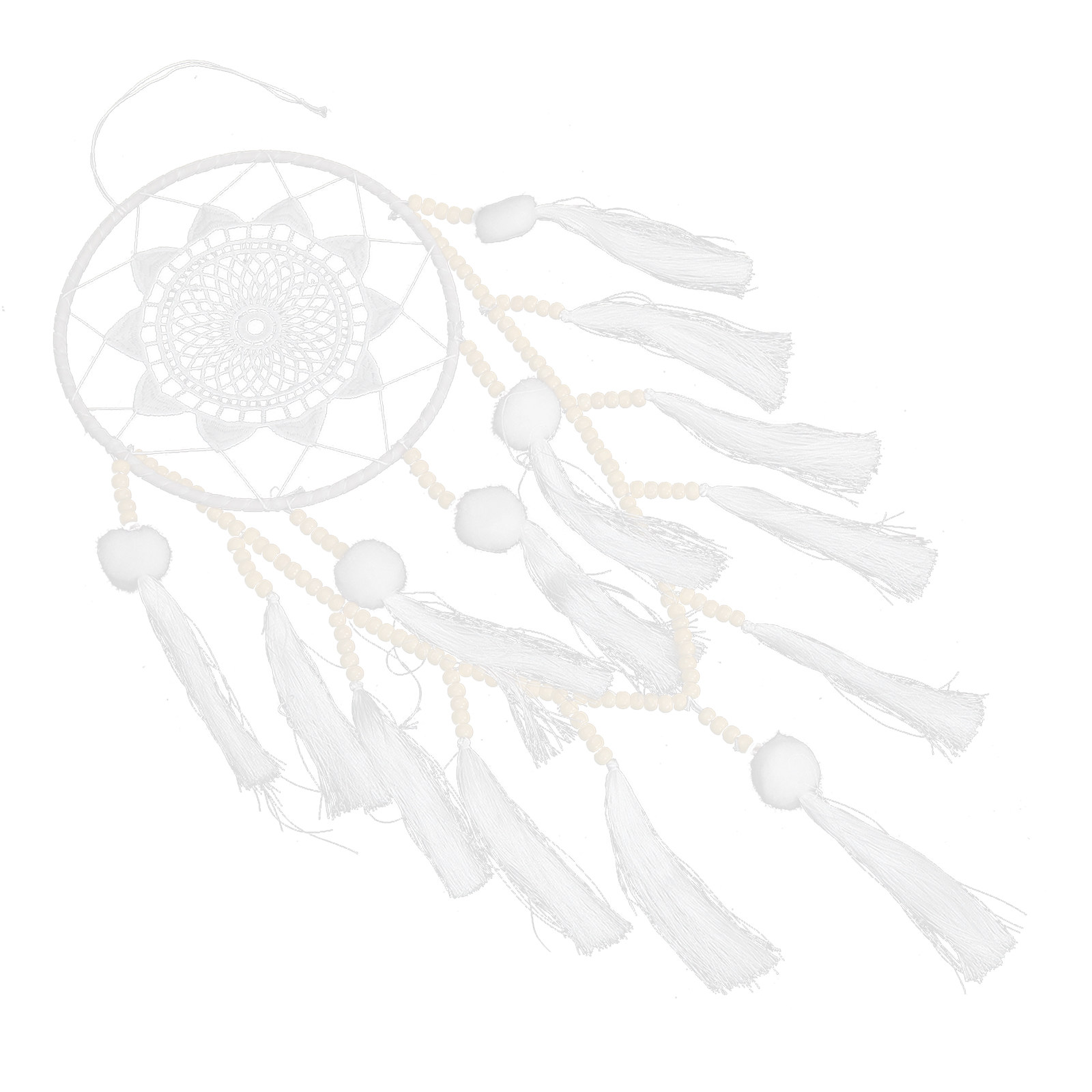 Grande Acchiappasogni Bianco B - Macrame Wall Hanging recensione e prezzo
