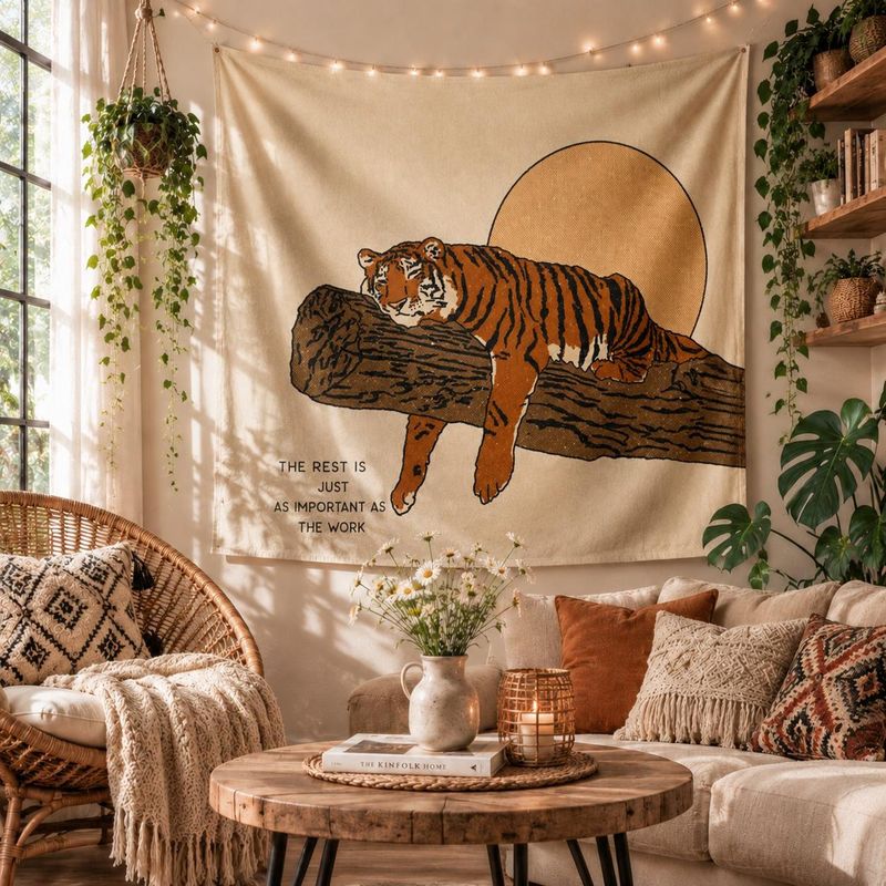 VIKAMA Arazzo da Parete Boho c - Home Decor Quotes On Wall recensione e prezzo