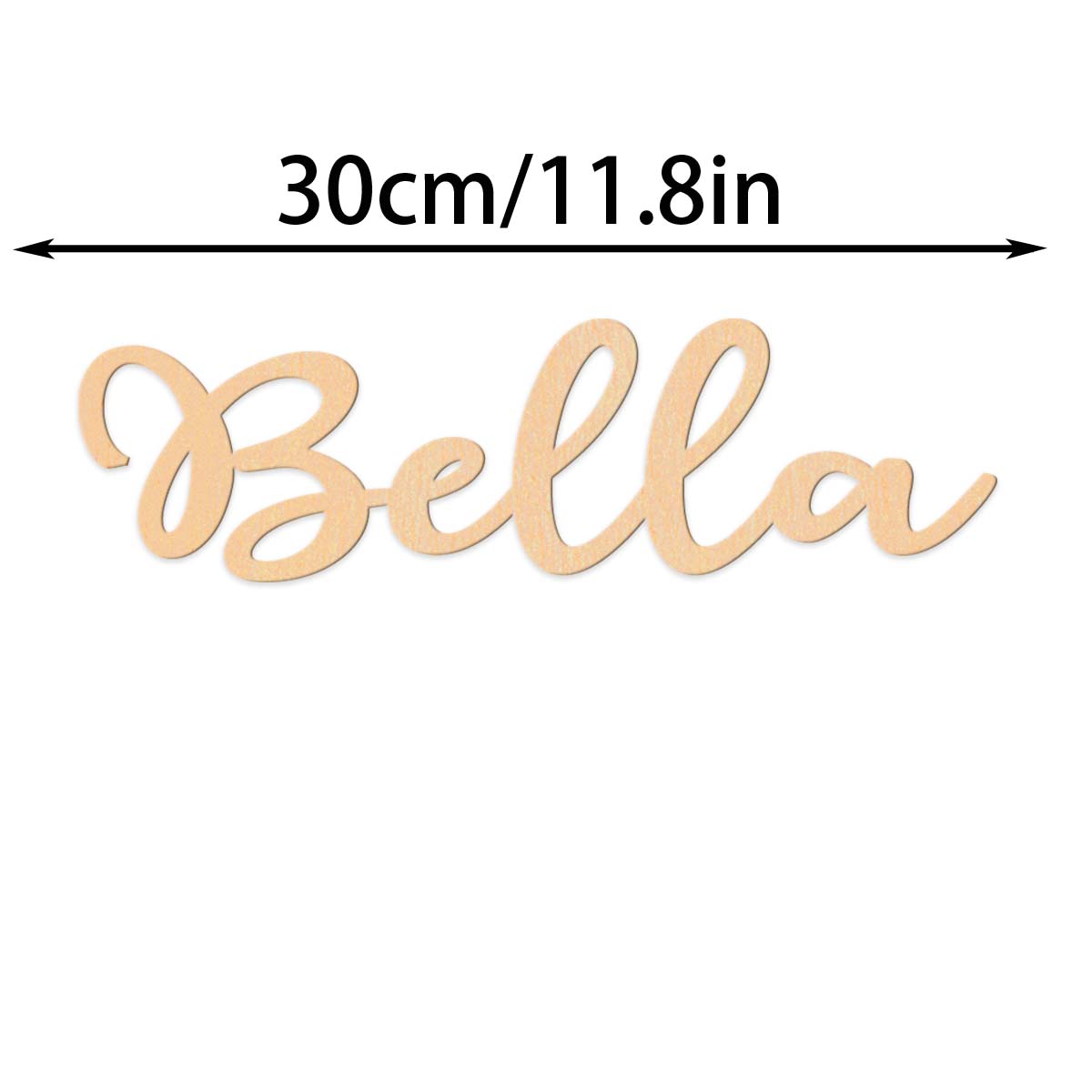 1 pezzo Targhetta in legno per - Wooden Letter Sign recensione e prezzo