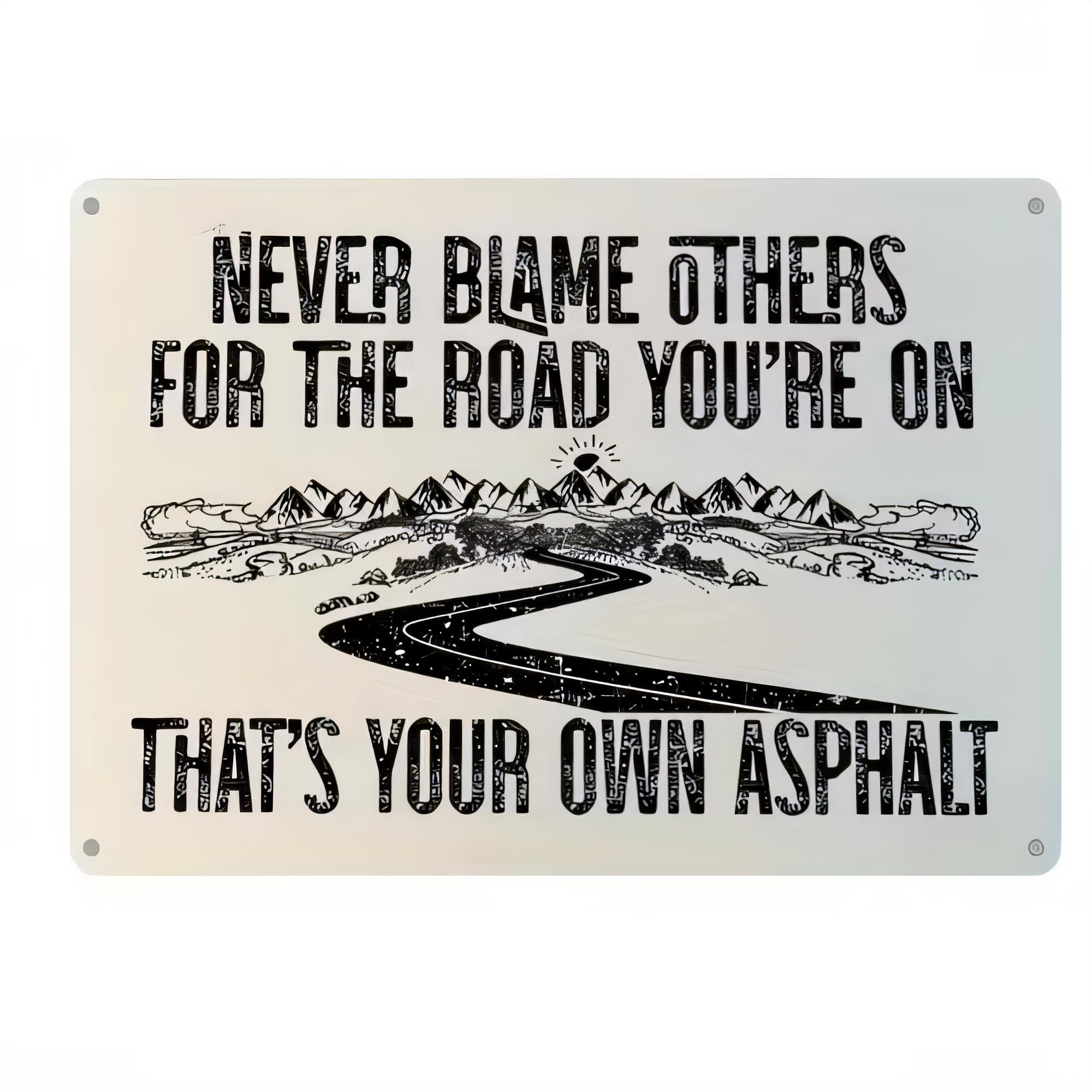 Targa in metallo “Non imputare - Home Decor Quotes On Wall recensione e prezzo