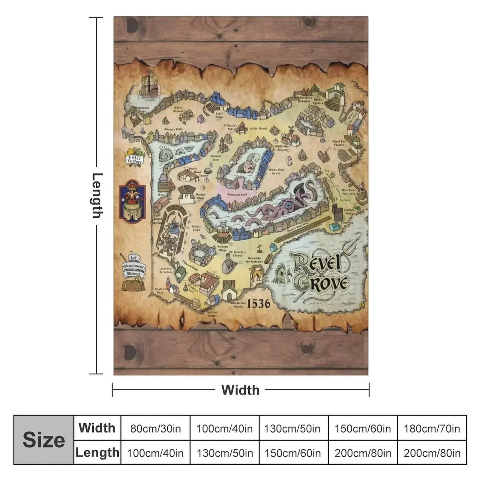 Mappa di Revel Grove - 1536 Pt - Home Decor Pt recensione e prezzo
