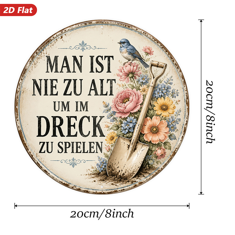 2D, 1 pezzo, insegna rotonda i - Home Decor Quotes On Wall recensione e prezzo
