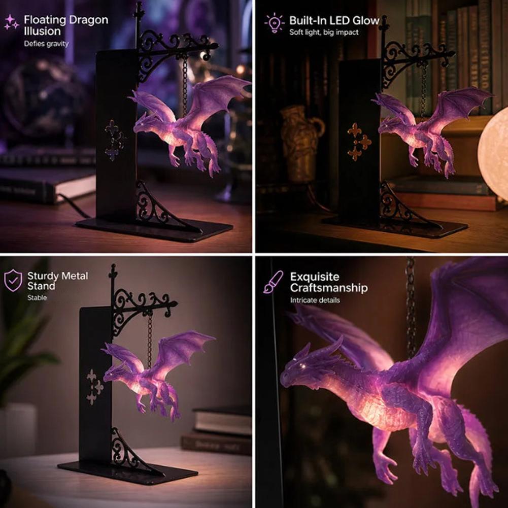 Lampada a LED a forma di drago - Floating Shelves recensione e prezzo
